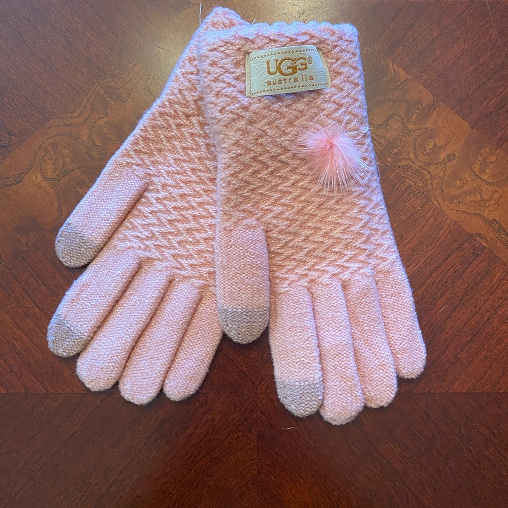Ugg new peach tech gloves. tex while staying warm and stylish.